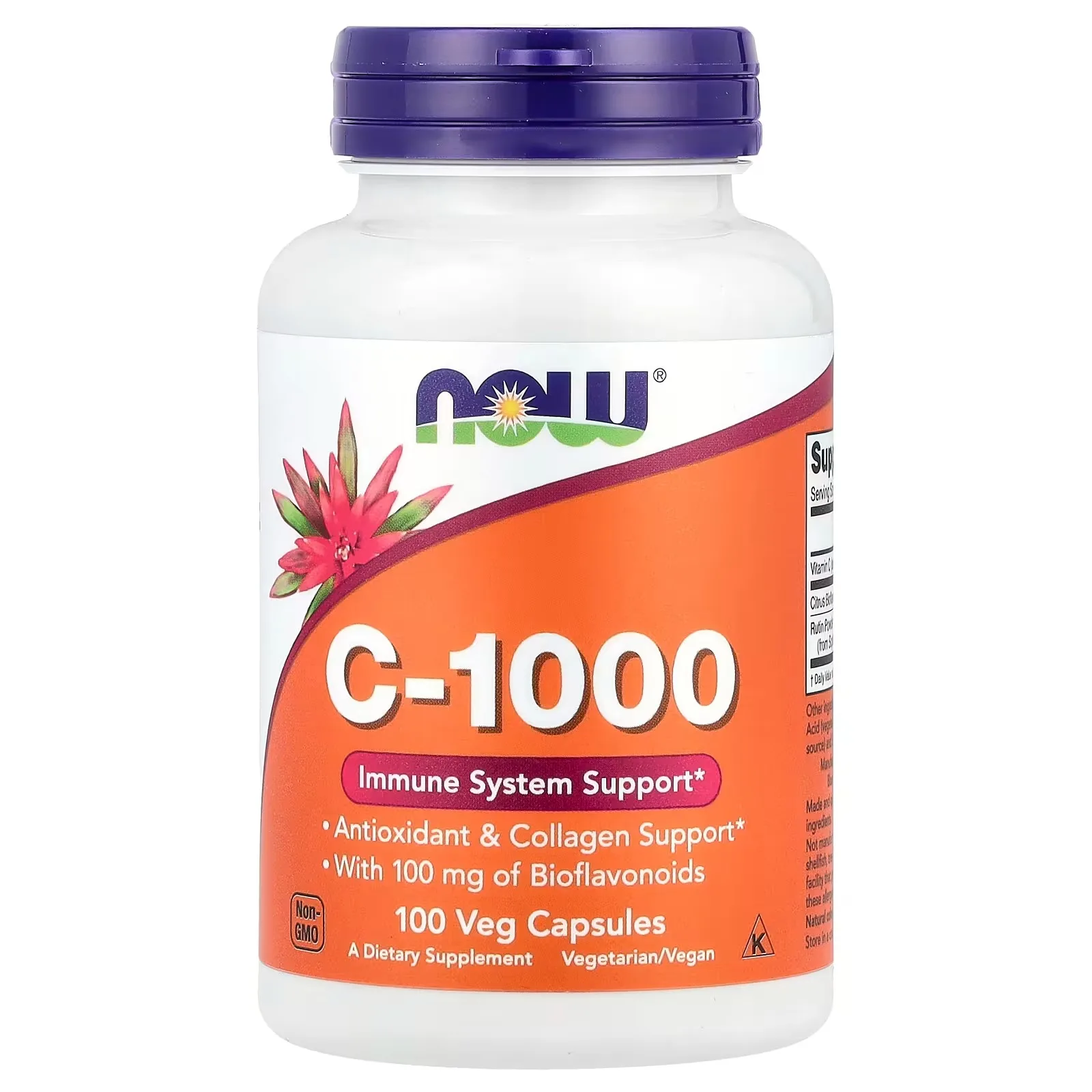 NOW Foods C-1000, 100 capsules végétales - MagniMarket