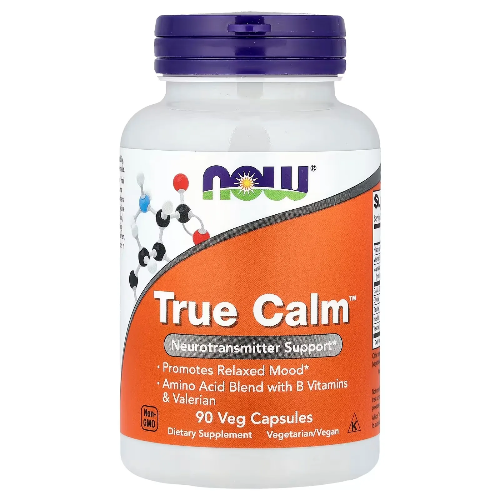 NOW Foods, True Calm™, 90 capsules végétales - MagniMarket