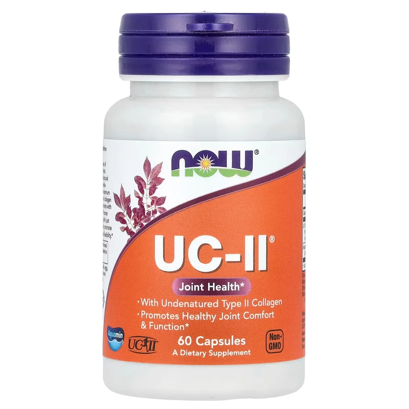 Now Foods, UC-II®, Santé des articulations avec collagène de type II non dénaturé, 60 capsules - MagniMarket