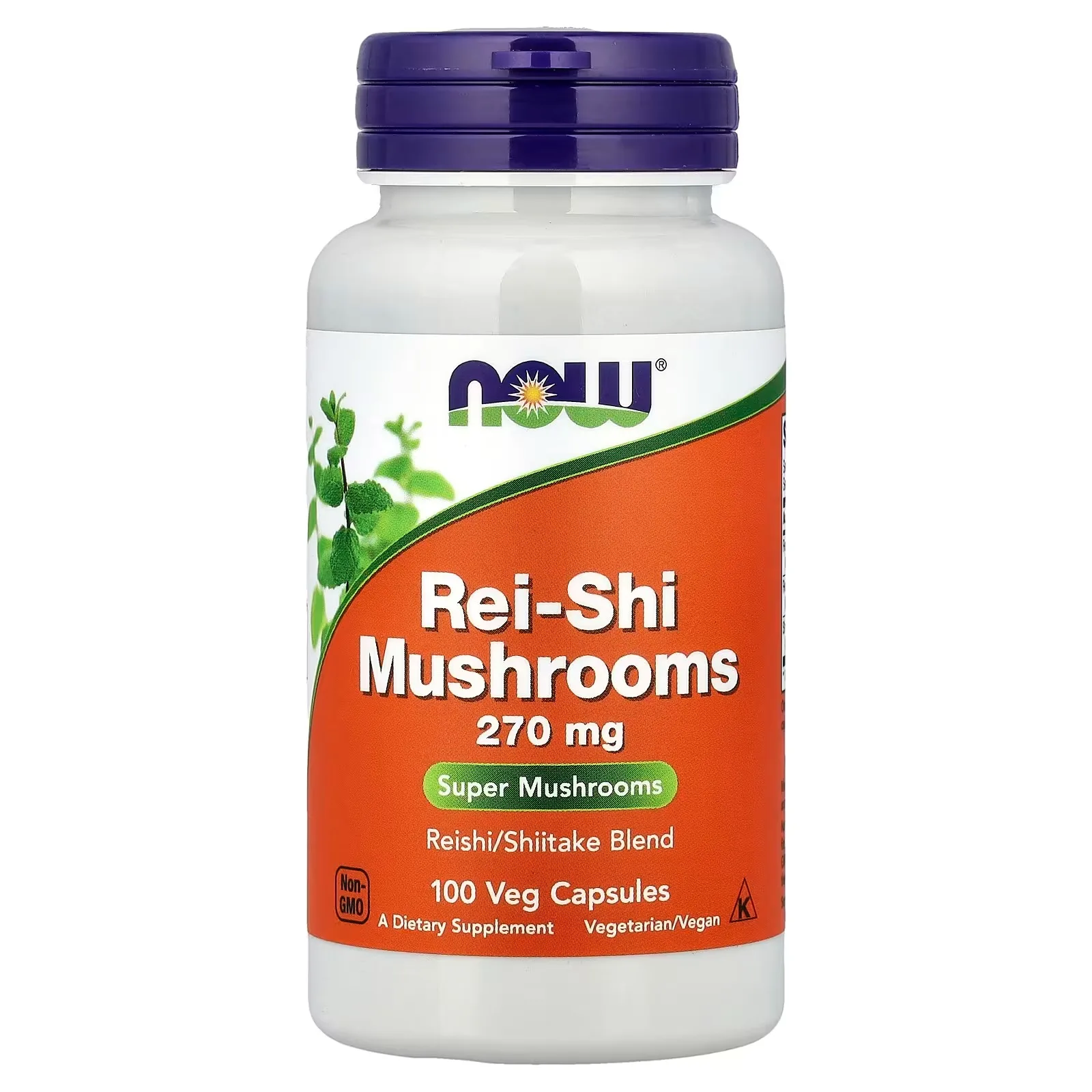 Now Foods, Champignons Rei-Shi, 100 capsules végétariennes - MagniMarket