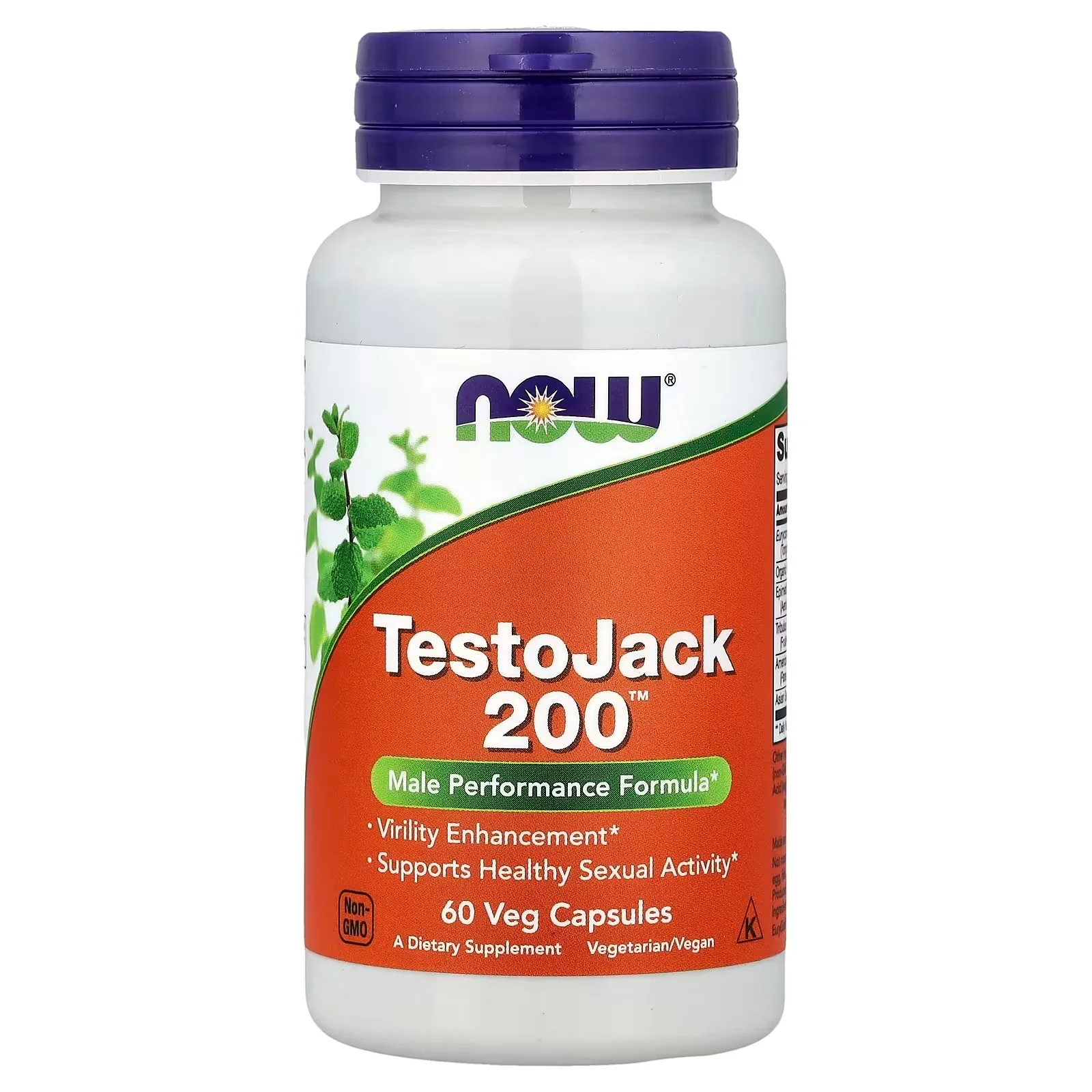Now Foods, TestoJack 200™, 60 capsules végétales - MagniMarket