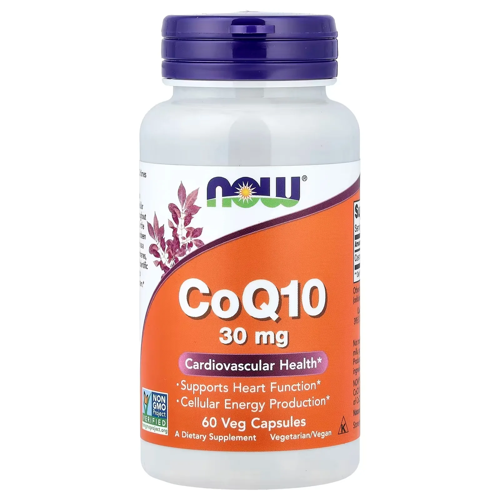 Now Foods, CoQ10, 30 mg, 60 capsules végétariennes - MagniMarket