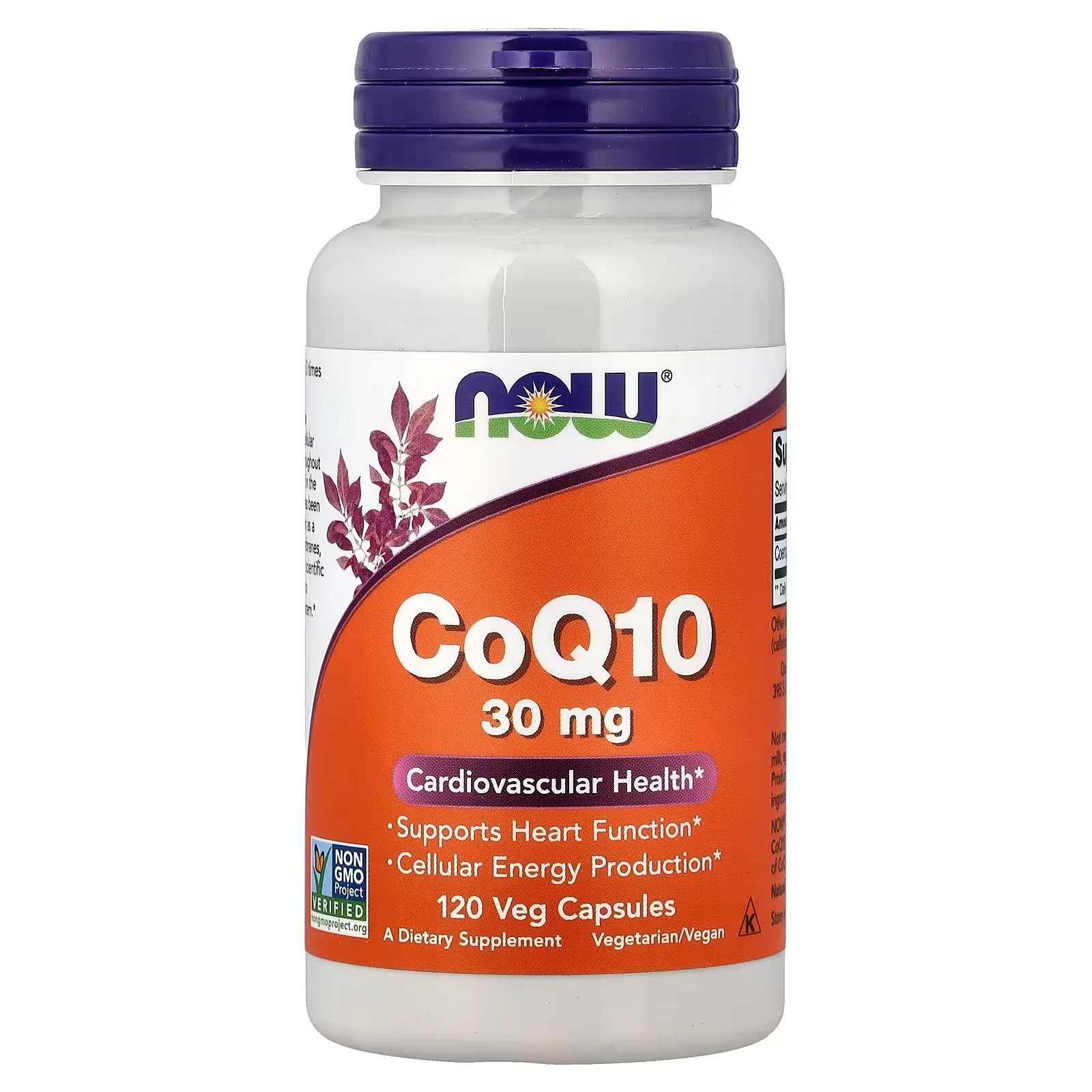 Now Foods, CoQ.10, 30 mg, 120 gélules végétales - MagniMarket