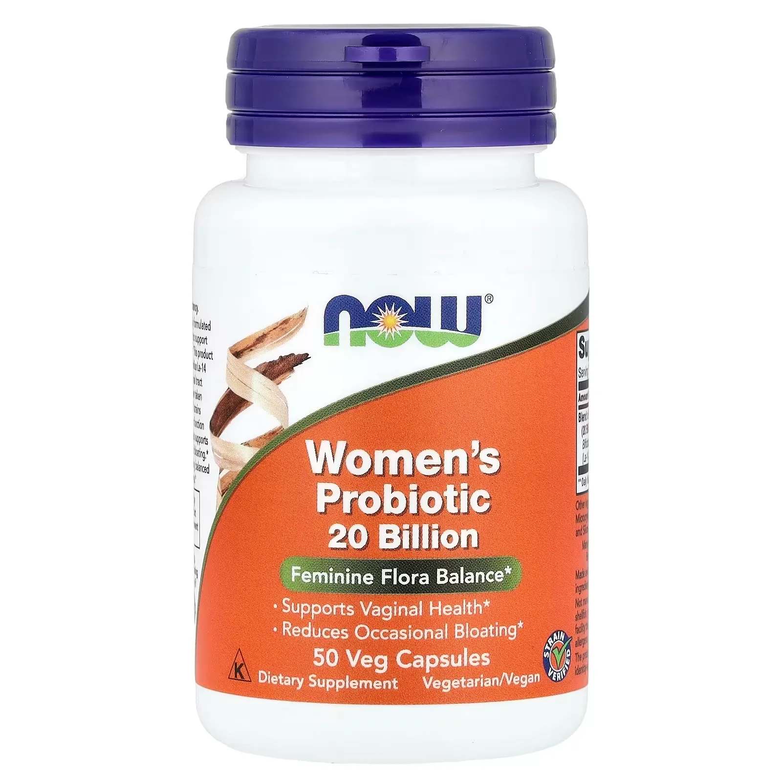 Now Foods, Probiotiques pour femmes, 20 milliards, 50 capsules végétales - MagniMarket