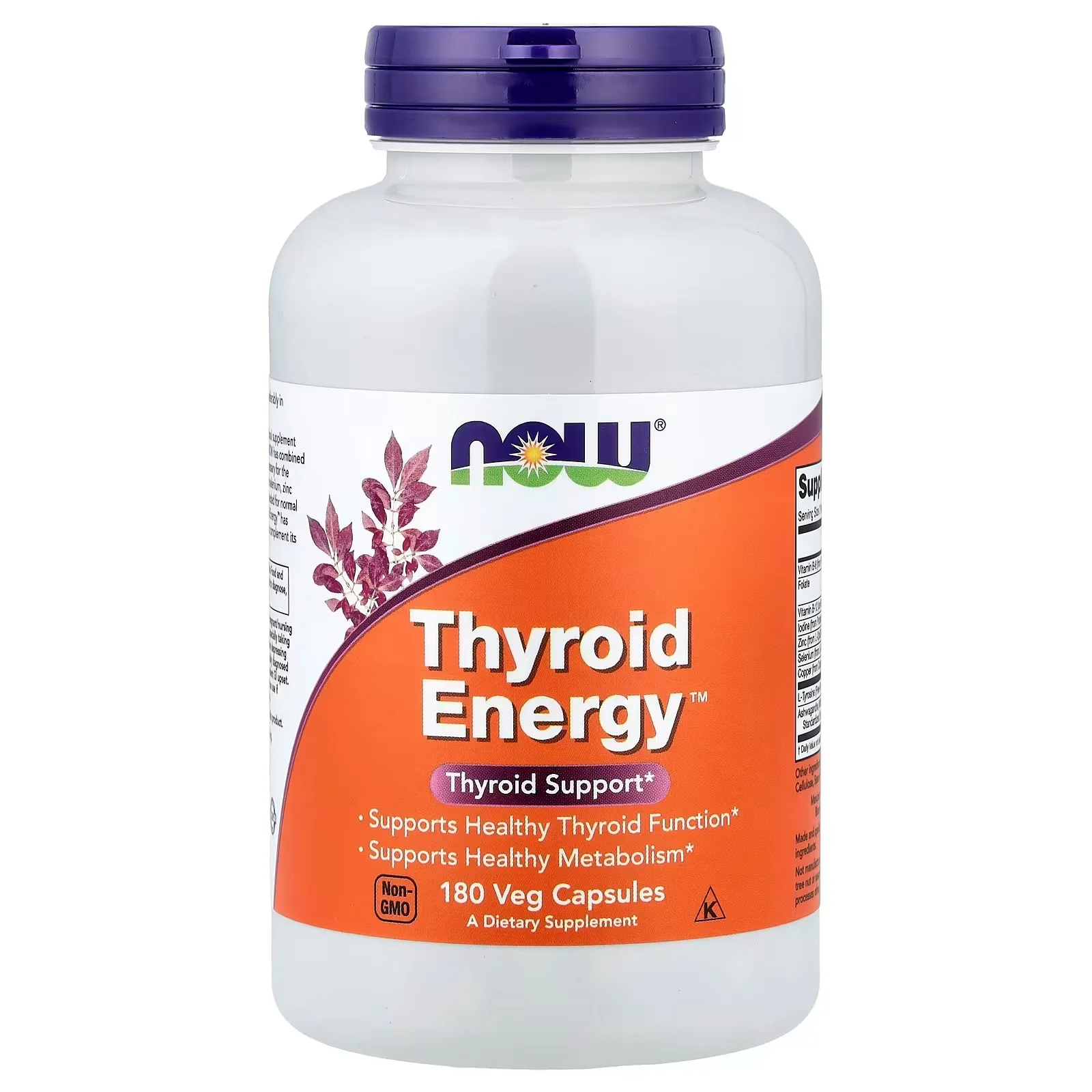 Now Foods, Thyroid Energy™, 180 capsules végétales - MagniMarket