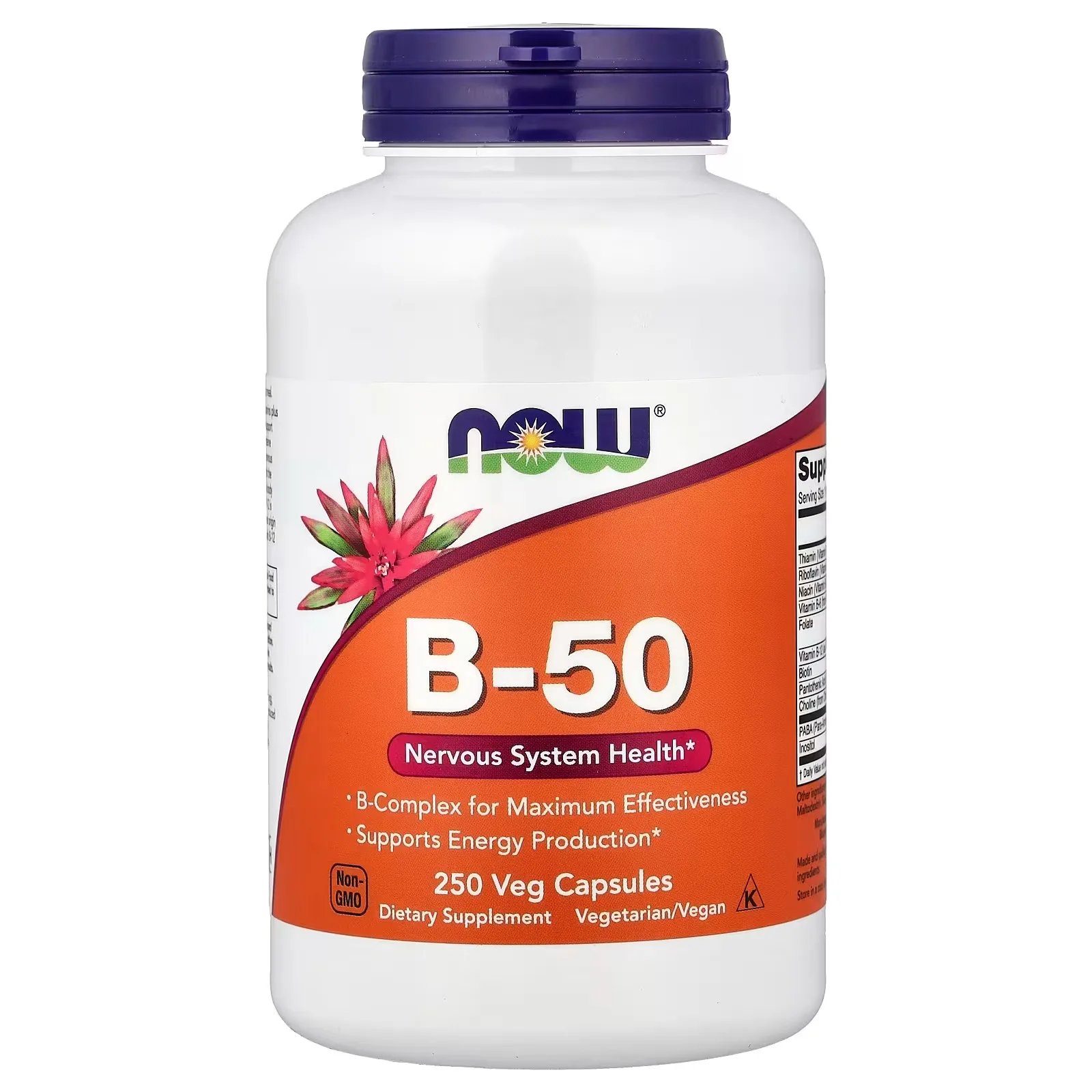 Now Foods, B-50, 250 gélules végétales - MagniMarket