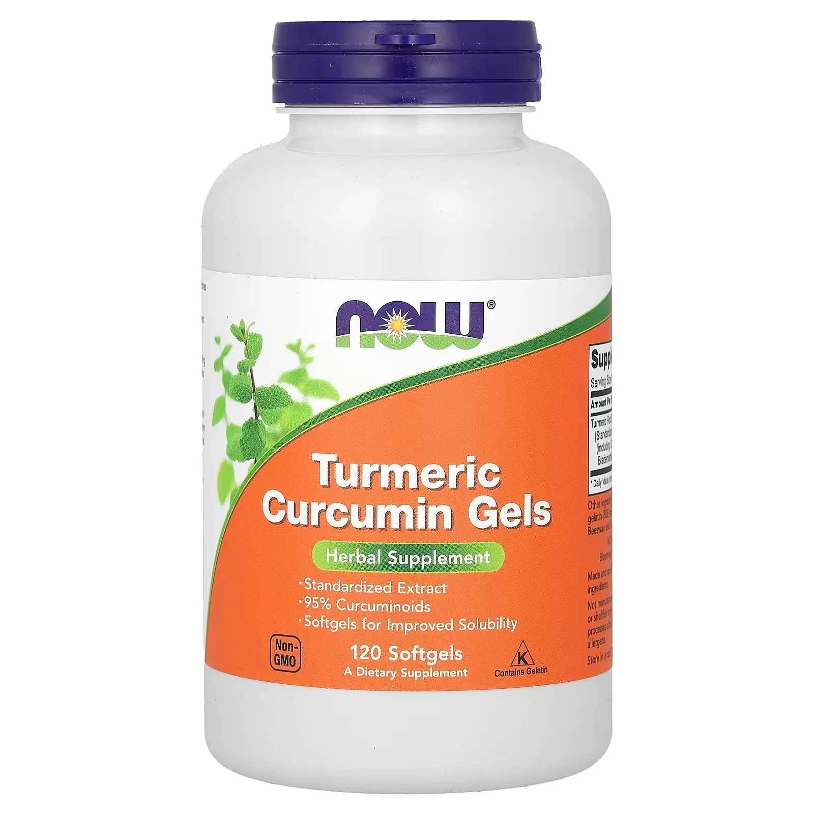 Now Foods, Gels à la curcumine de curcuma, 475 mg, 120 capsules à enveloppe molle - MagniMarket