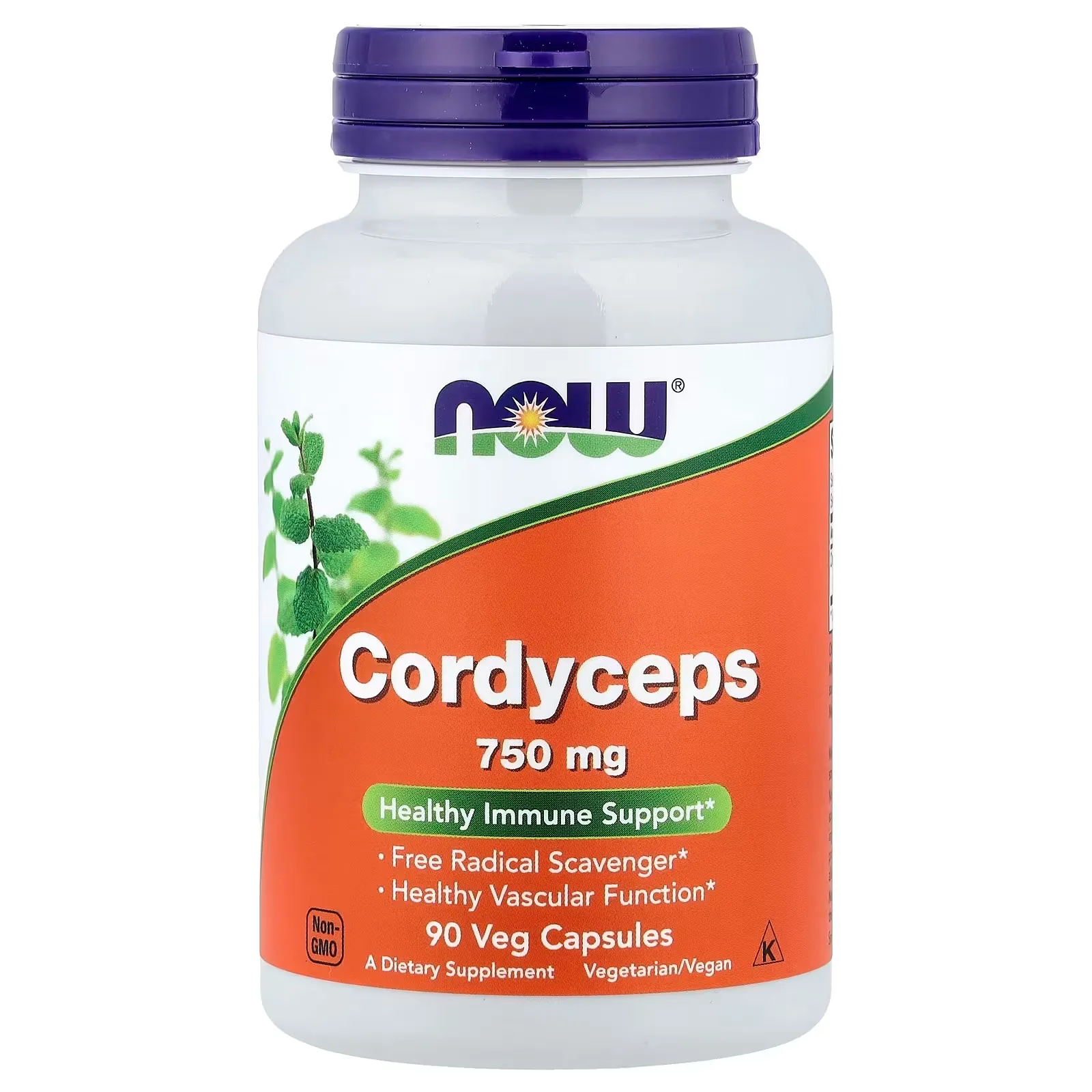 Now Foods, Cordyceps, 90 capsules végétales (750 mg pièce) - MagniMarket