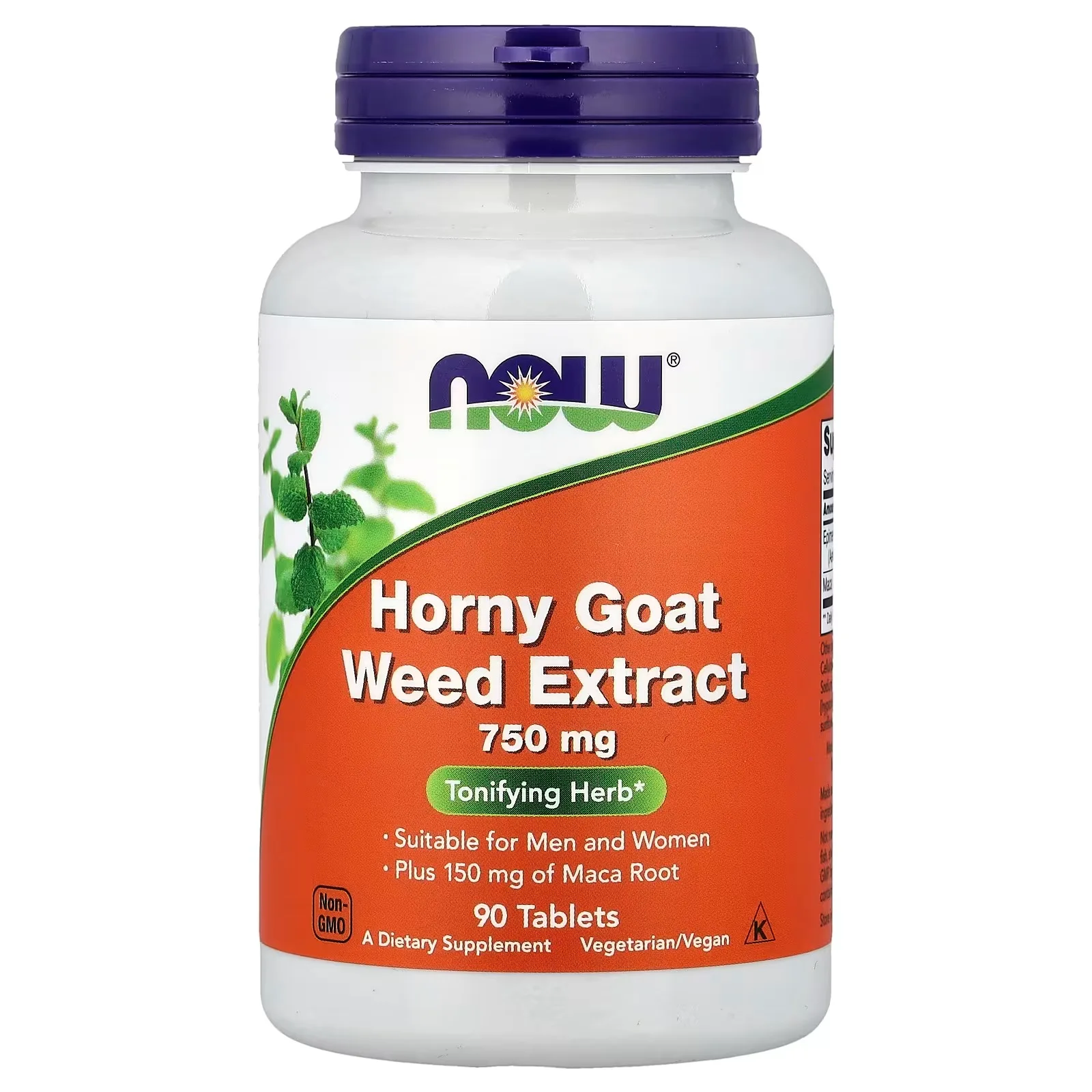 Now Foods, Extrait d'herbe de cornée de chèvre, 90 comprimés - MagniMarket