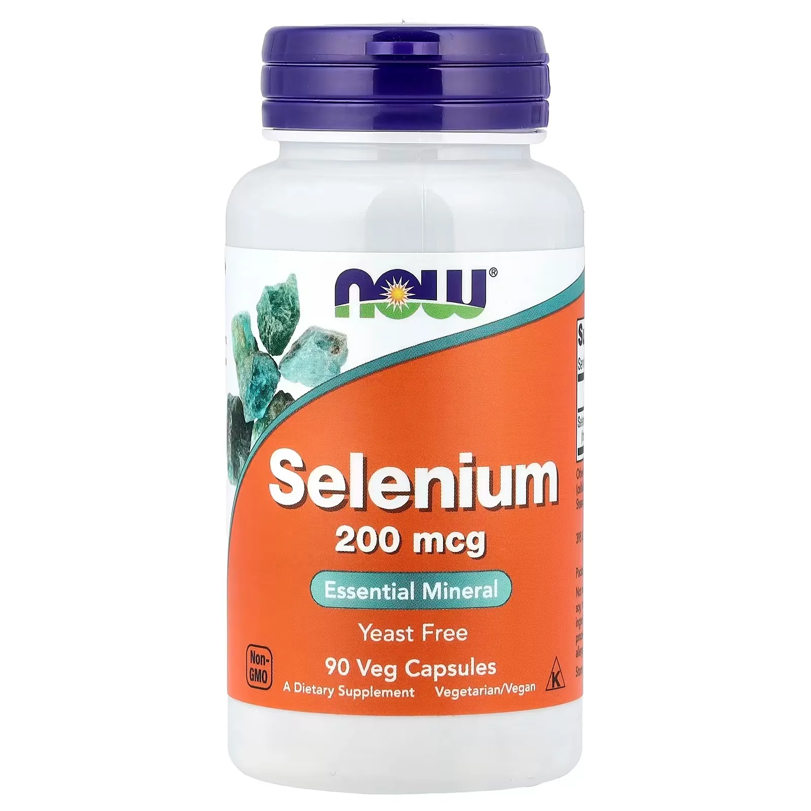 Now Foods, Sélénium, 200 µg, 90 capsules végétariennes - MagniMarket