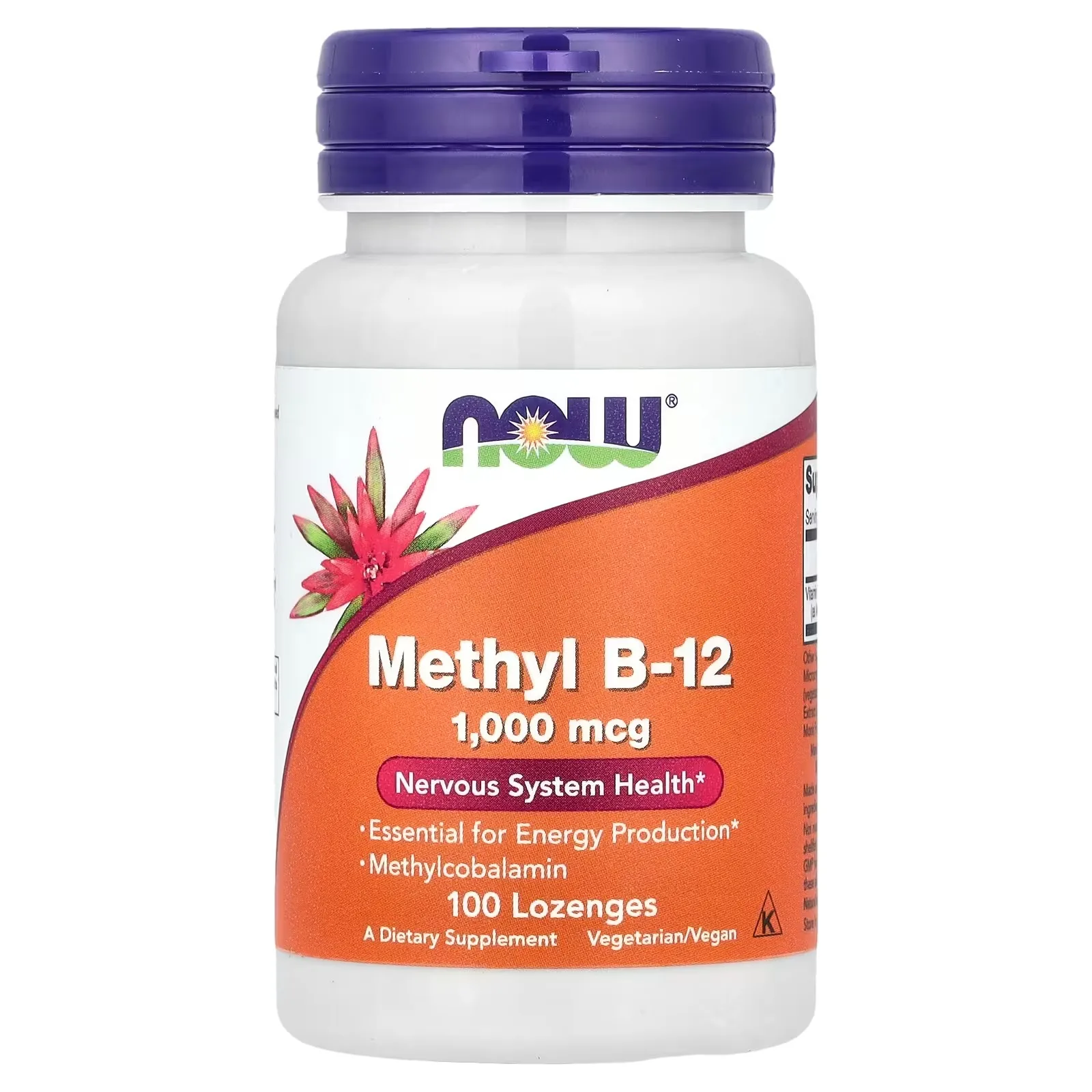 Now Foods, Methyl B-12, 1000 µg, 100 pastilles - MagniMarket