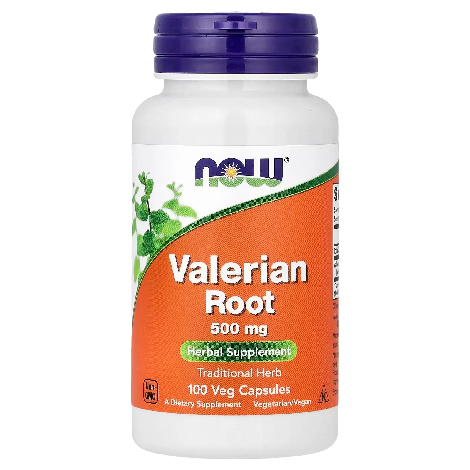 Now Foods,Valerian Root 500 mg, Racine de valériane, 500 mg, 100 capsules végétales - MagniMarket