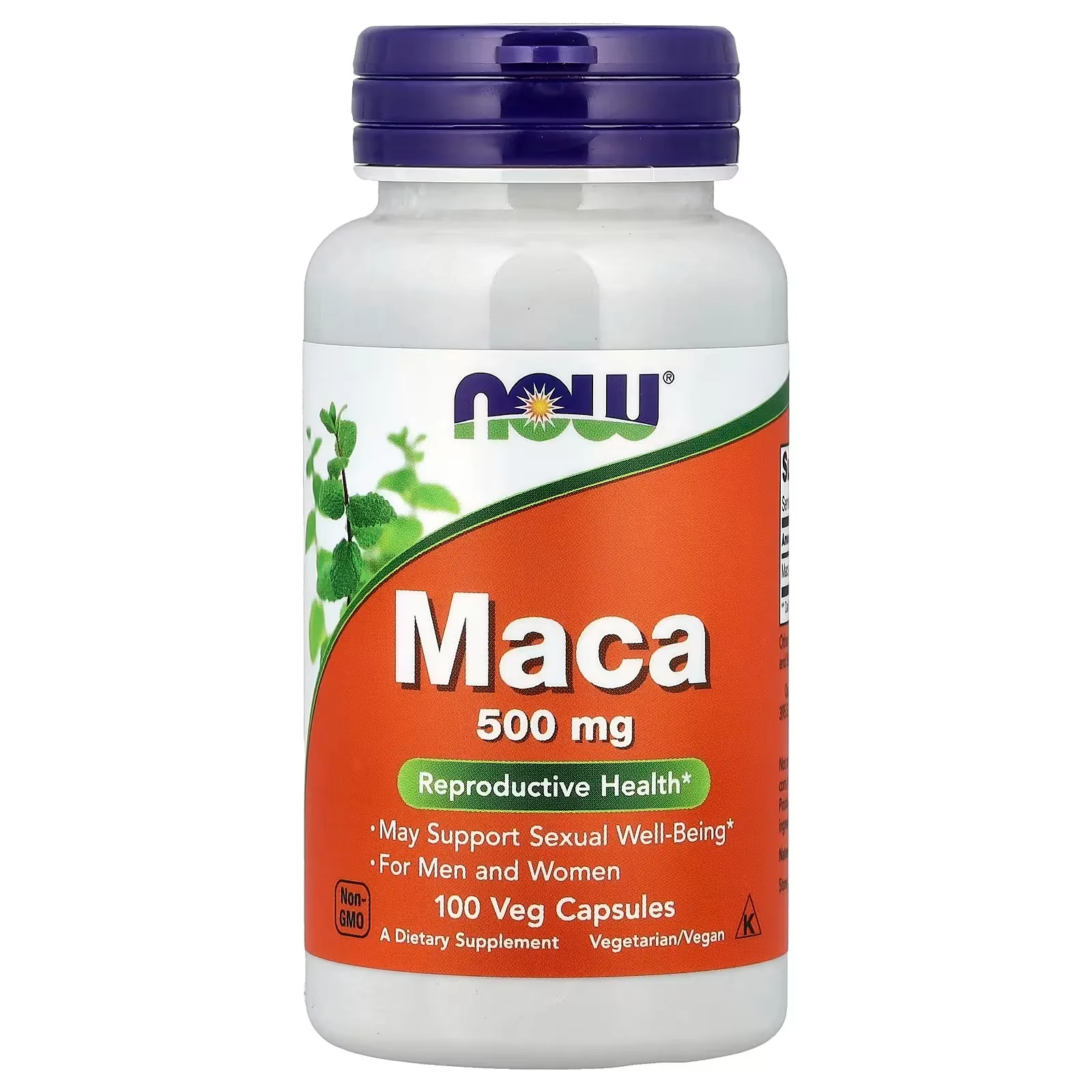 Now Foods, Maca, 500 mg, 100 capsules végétariennes - MagniMarket