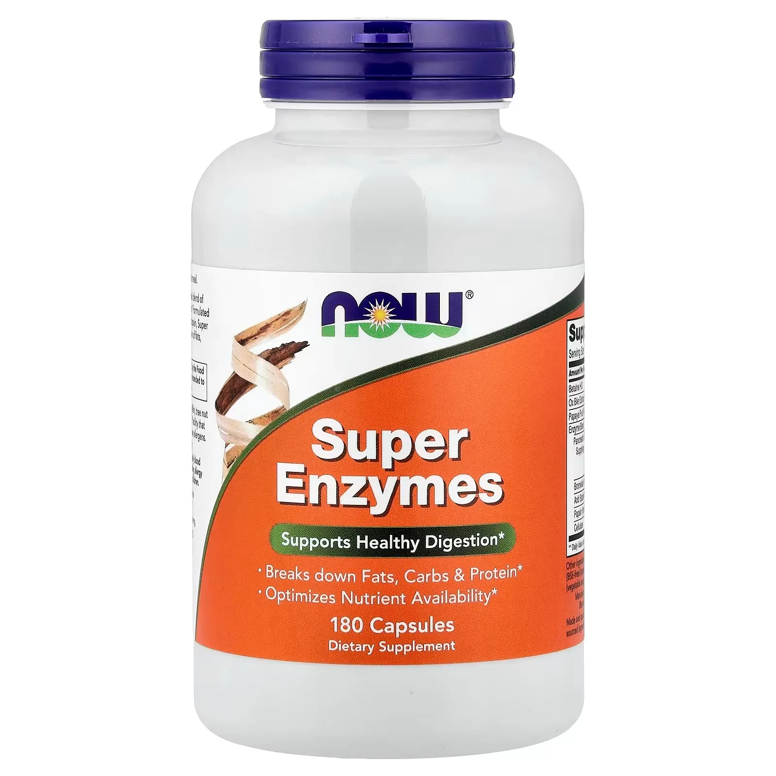 Now Foods, Super Enzymes, 180 capsules - MagniMarket