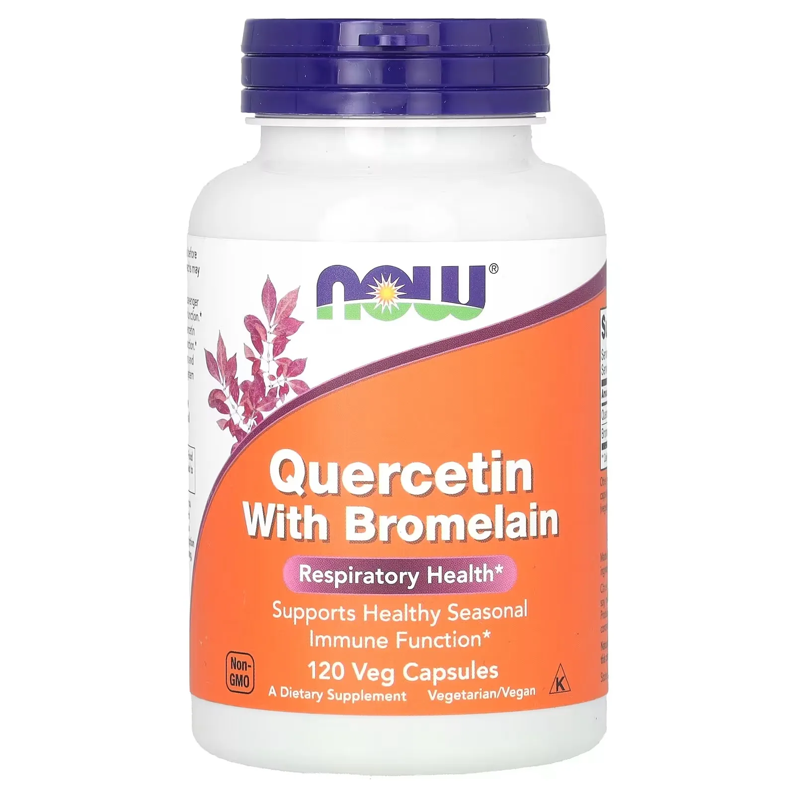 Now Foods, Quercétine avec bromélaïne, 120 capsules végétales - MagniMarket