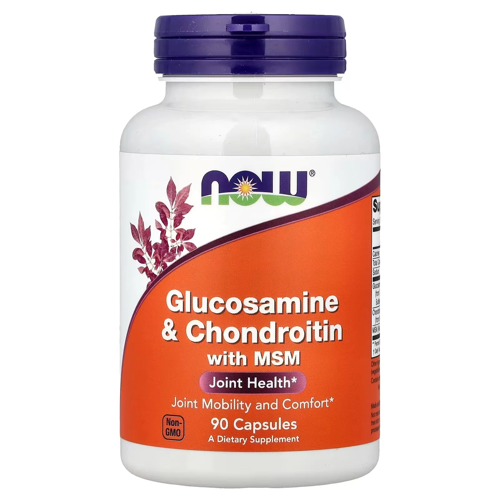Now Foods, Glucosamine et chondroïtine avec MSM, 90 capsules - MagniMarket