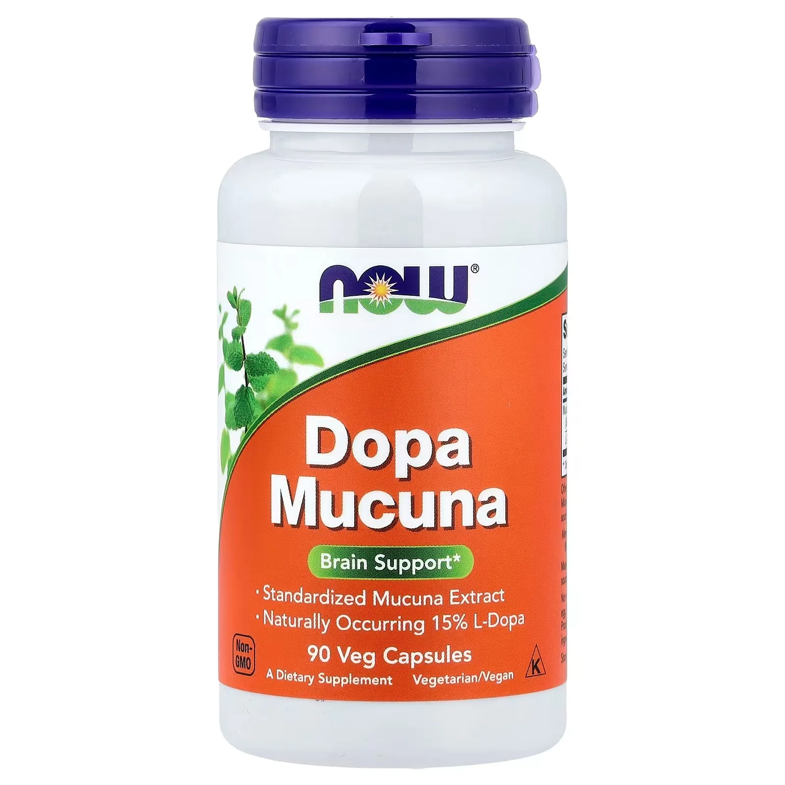 Now Foods, Mucuna Dopa, 90 capsules végétariennes - MagniMarket