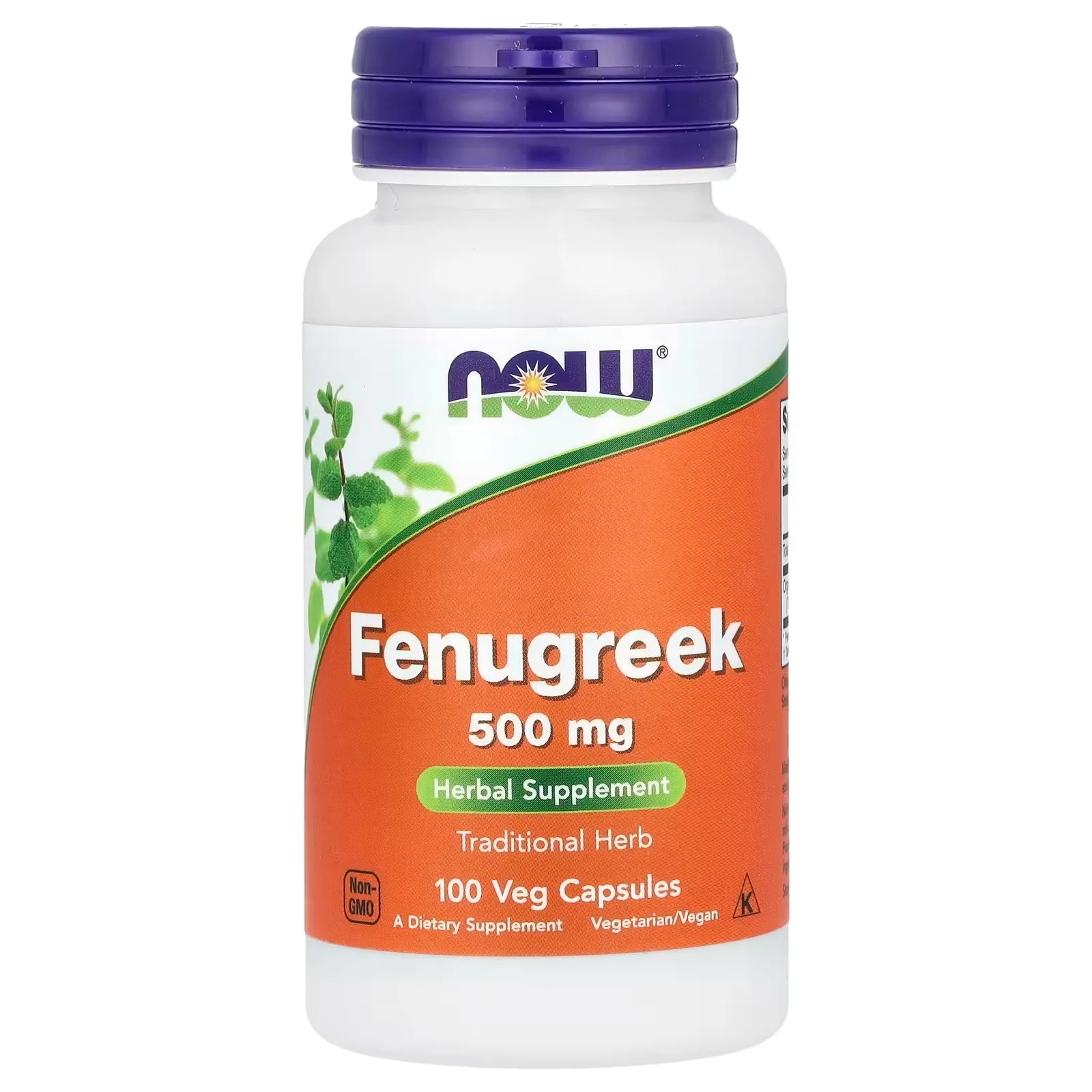 Now Foods, Fenugrec, 500 mg, 100 capsules végétales - MagniMarket