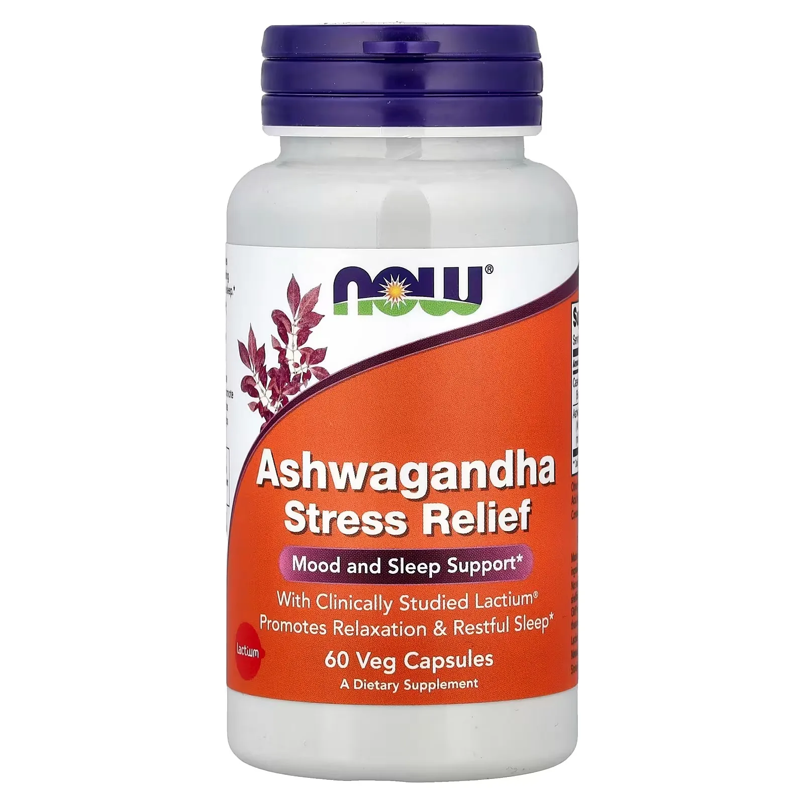 Now Foods, Ashwagandha anti-stress, 60 capsules végétariennes - MagniMarket