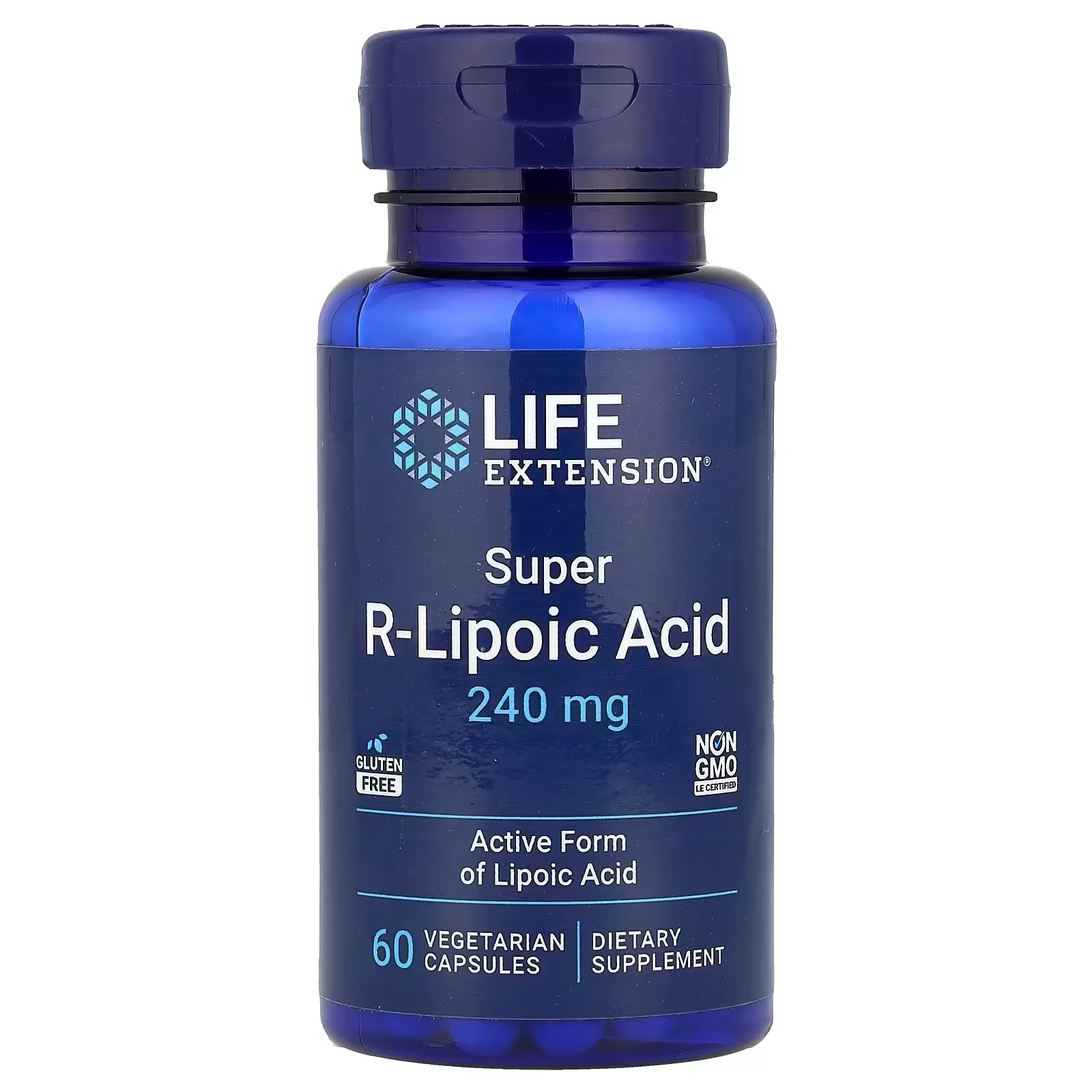 Life Extension, Super acide R-Lipoïque, 240 mg, 60 capsules végétariennes - MagniMarket