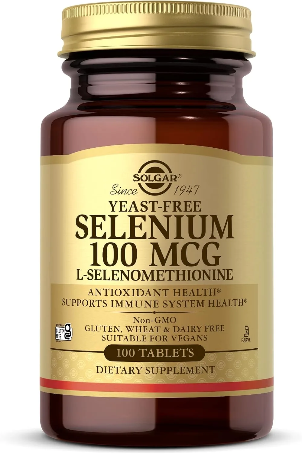Solgar Yeast-Free Selenium 100 mcg 100 Tablets - MagniMarket