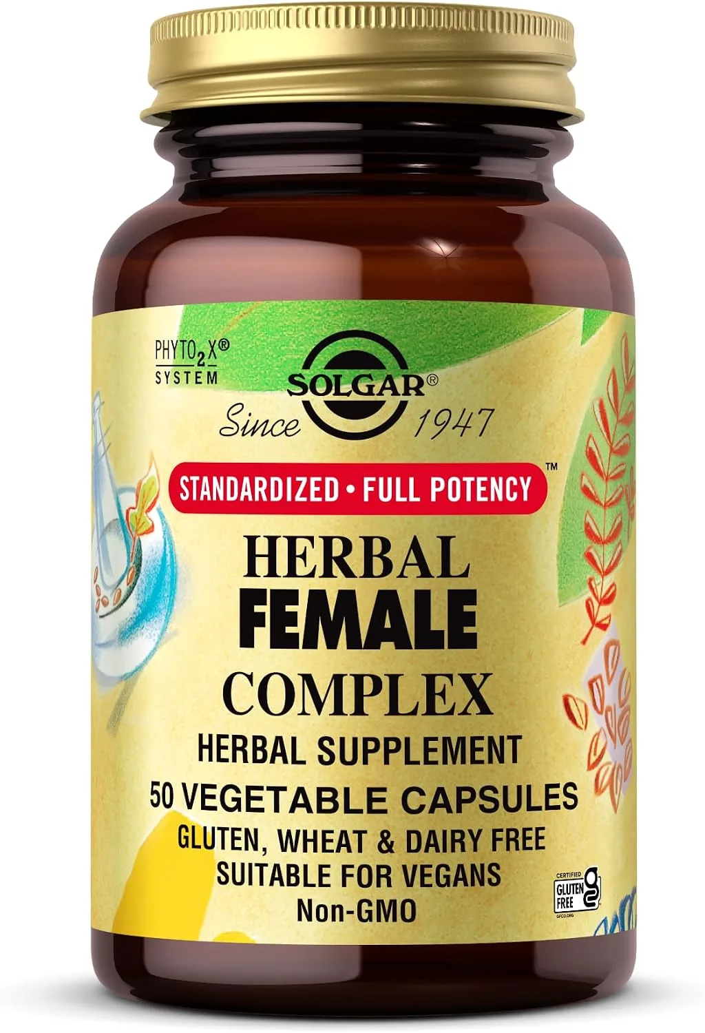 Solgar SFP Herbal Female Complex 50 Vegetable Capsules - MagniMarket