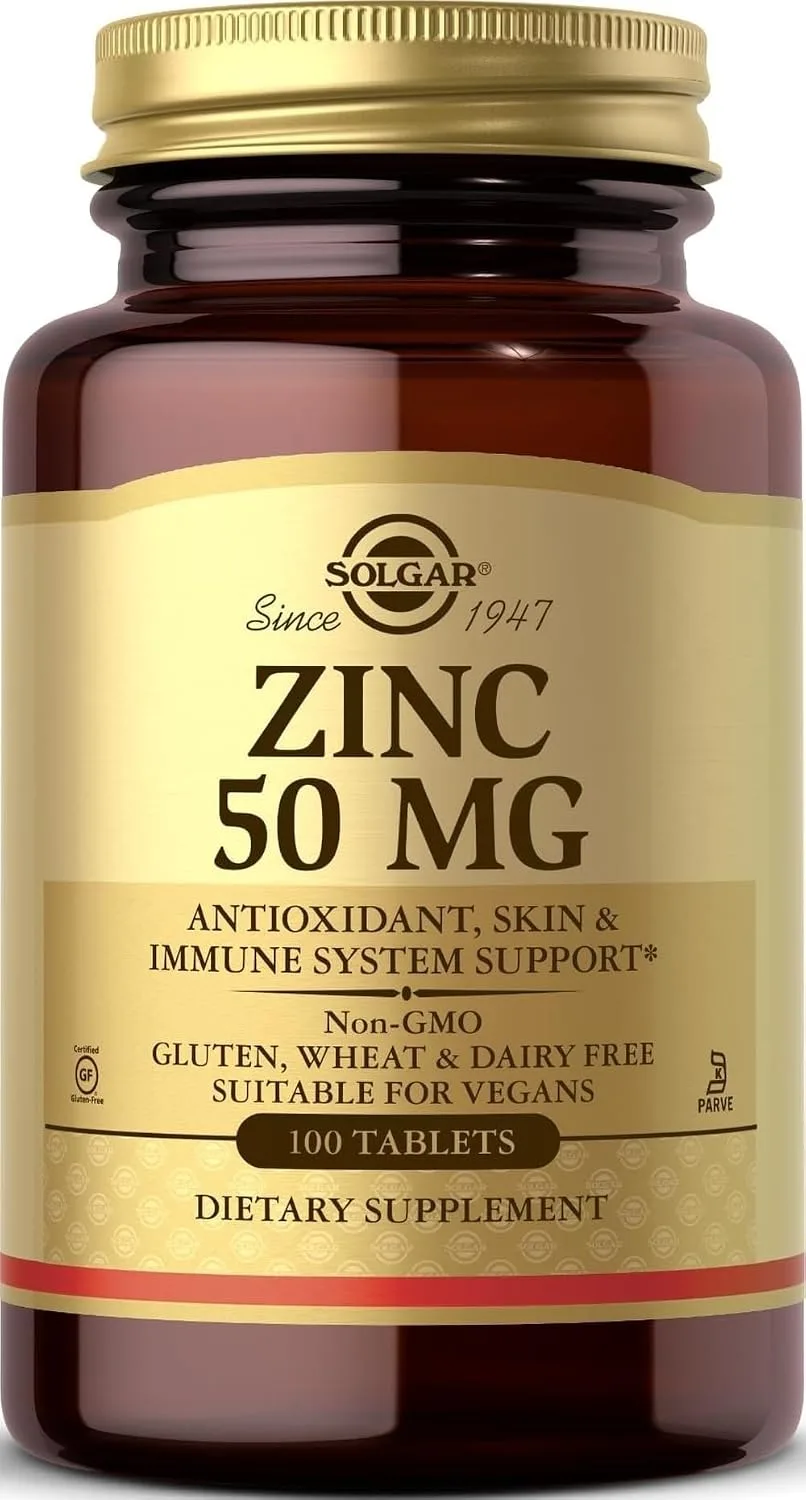 Solgar  Zinc 50 mg 100Tablets - MagniMarket