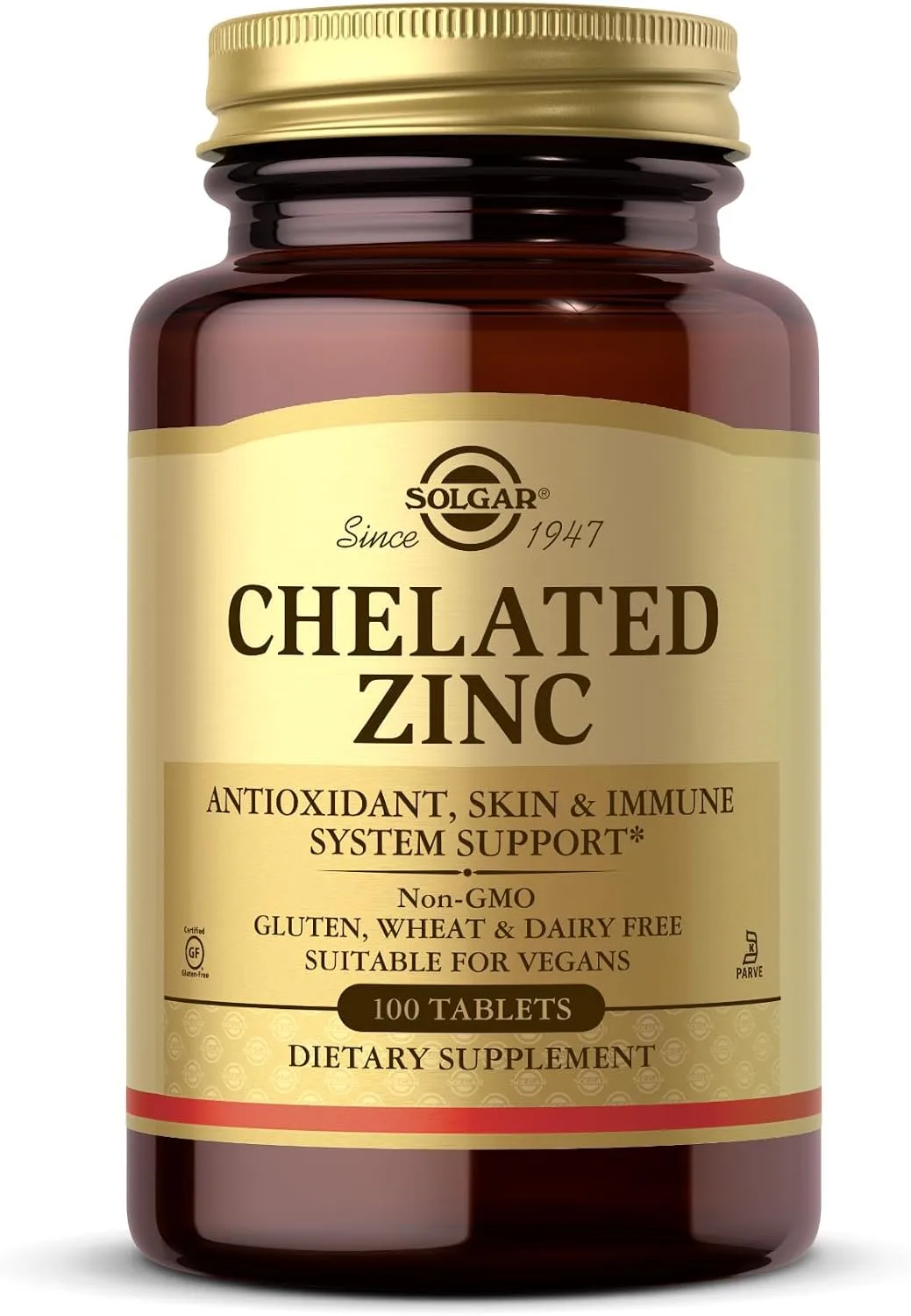 Solgar Chelated Zinc 100 Tablets - MagniMarket