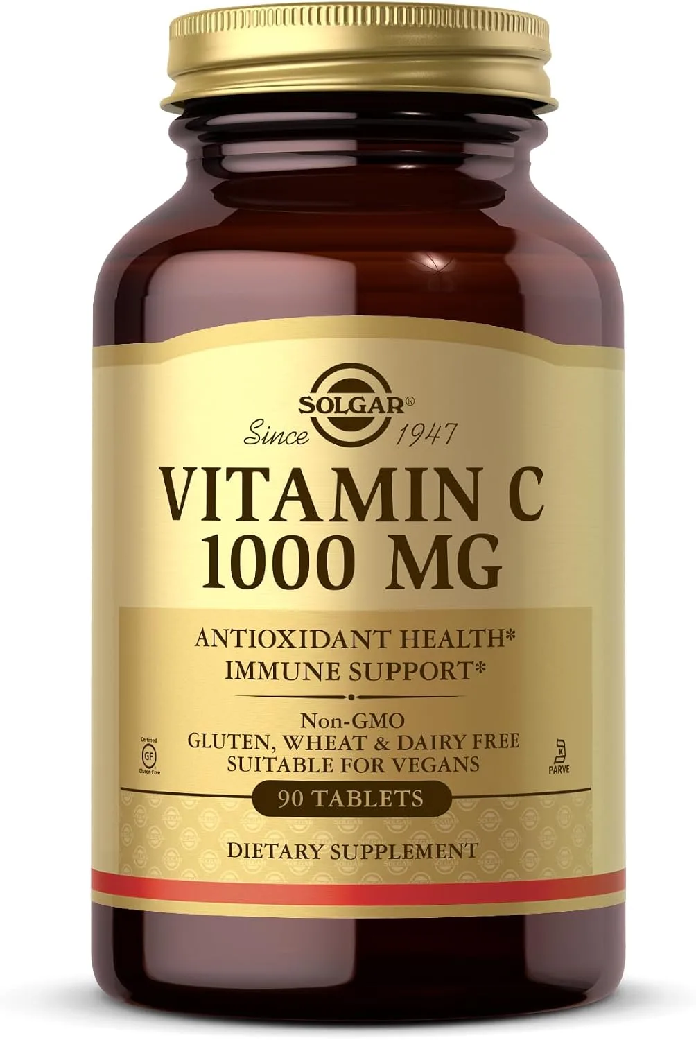 Solgar Vitamin C 1000 mg, 90 Tablets - Antioxidant & Immune Support - MagniMarket