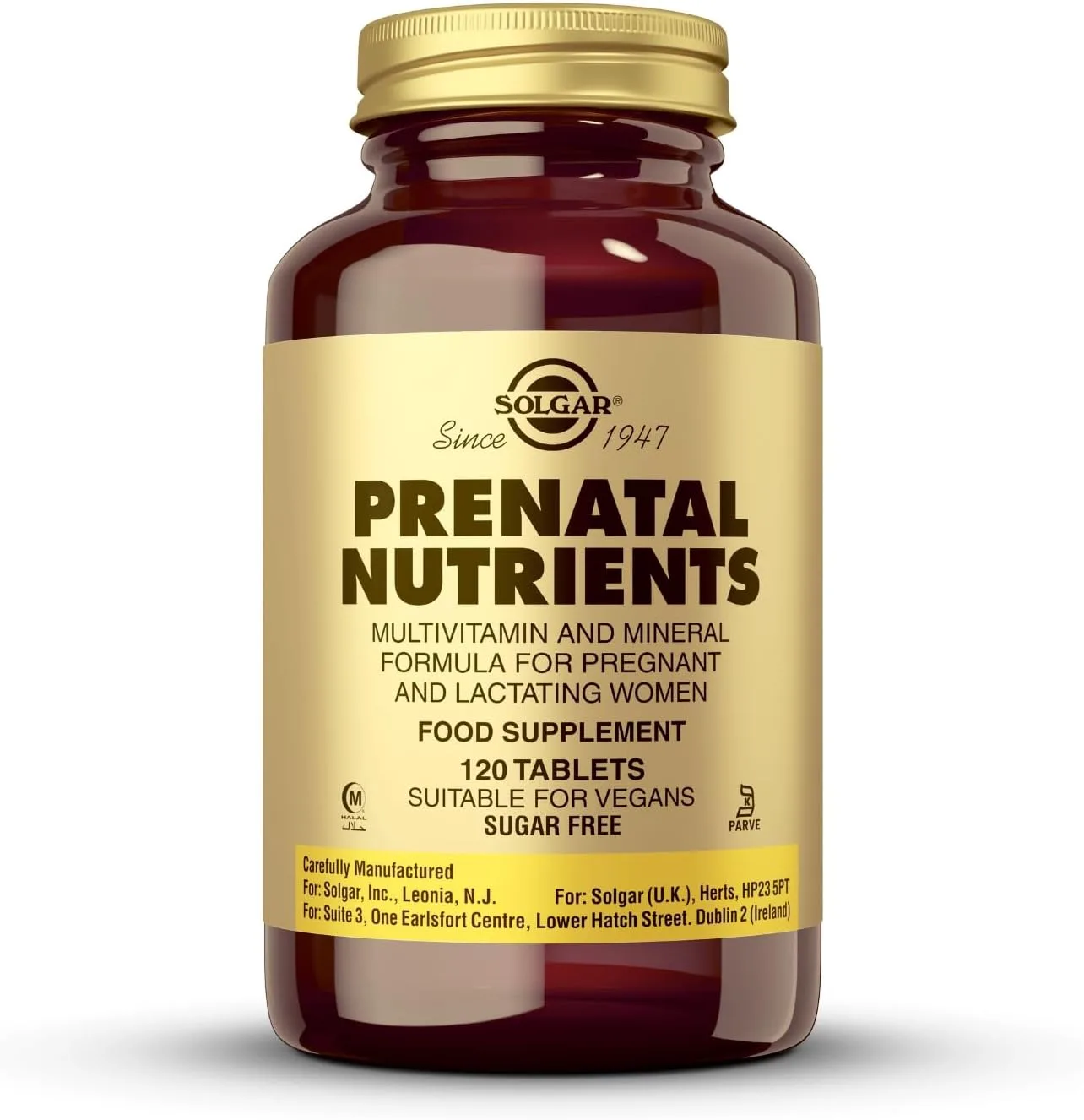 Solgar Prenatal Nutrients 120 Tablets - MagniMarket
