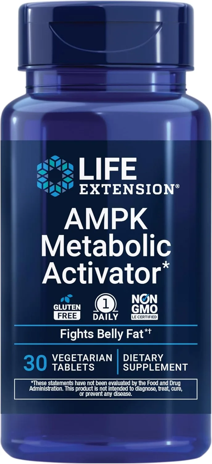 Life Extension, AMPK Metabolic Activator, 30 Vegetarian Tablets - MagniMarket