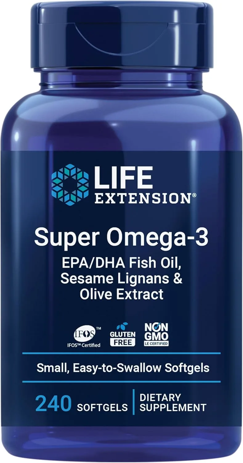 Life Extension, Super Omega-3, 240 Softgels - MagniMarket