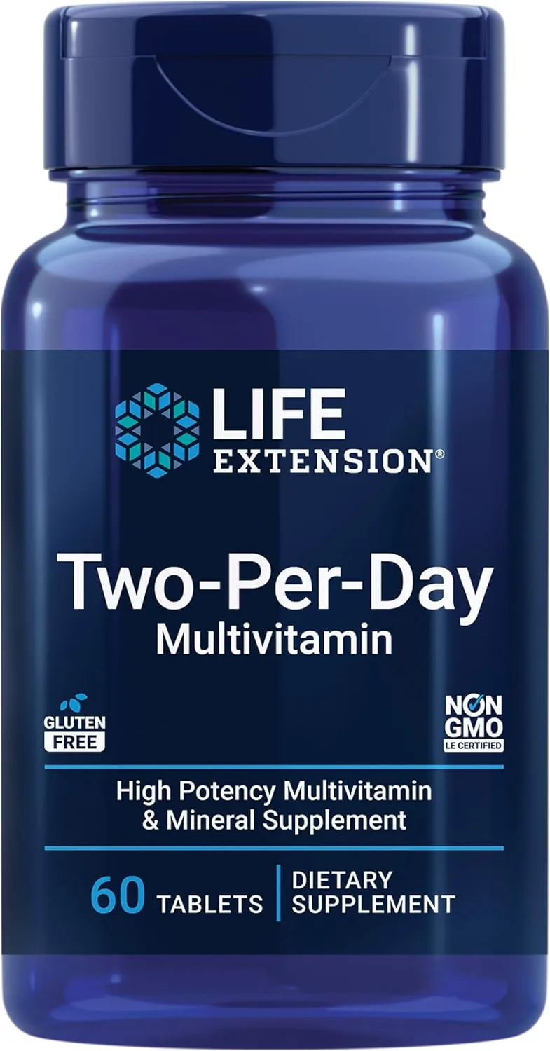 Life Extension, Two-Per-Day Multivitamin, 60 Tablets - MagniMarket