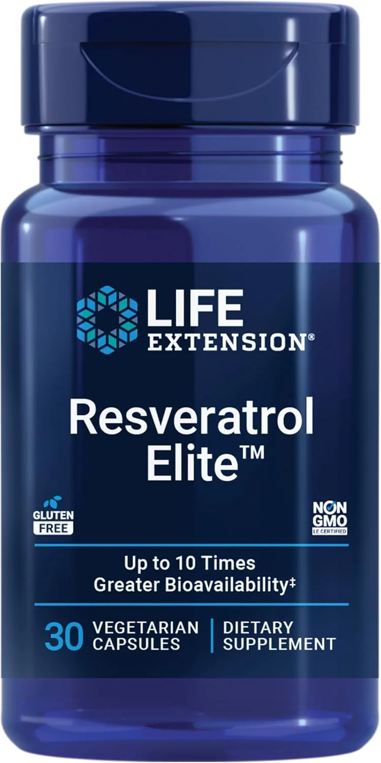 Life Extension, Resveratrol Elite™, 30 Vegetarian Capsules - MagniMarket