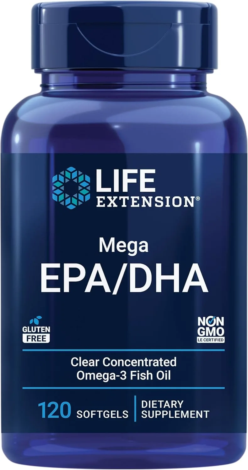 Life Extension, Mega EPA/DHA, 120 capsules molles - MagniMarket