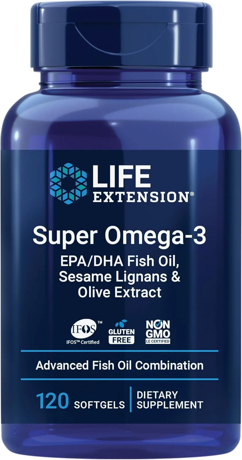 Life Extension, Super Omega-3, 120 Softgels - MagniMarket