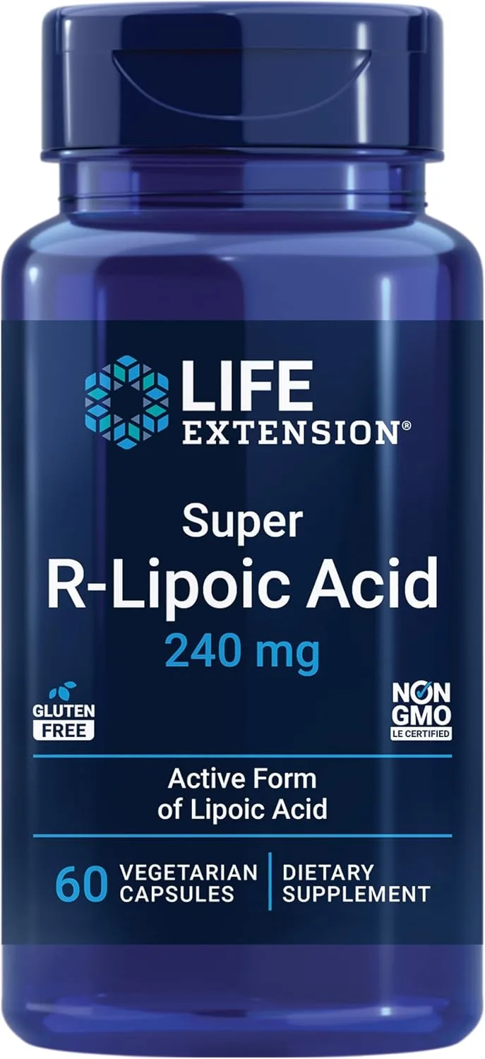 Life Extension, Super R-Lipoic Acid, 60 Vegetarian Capsules - MagniMarket
