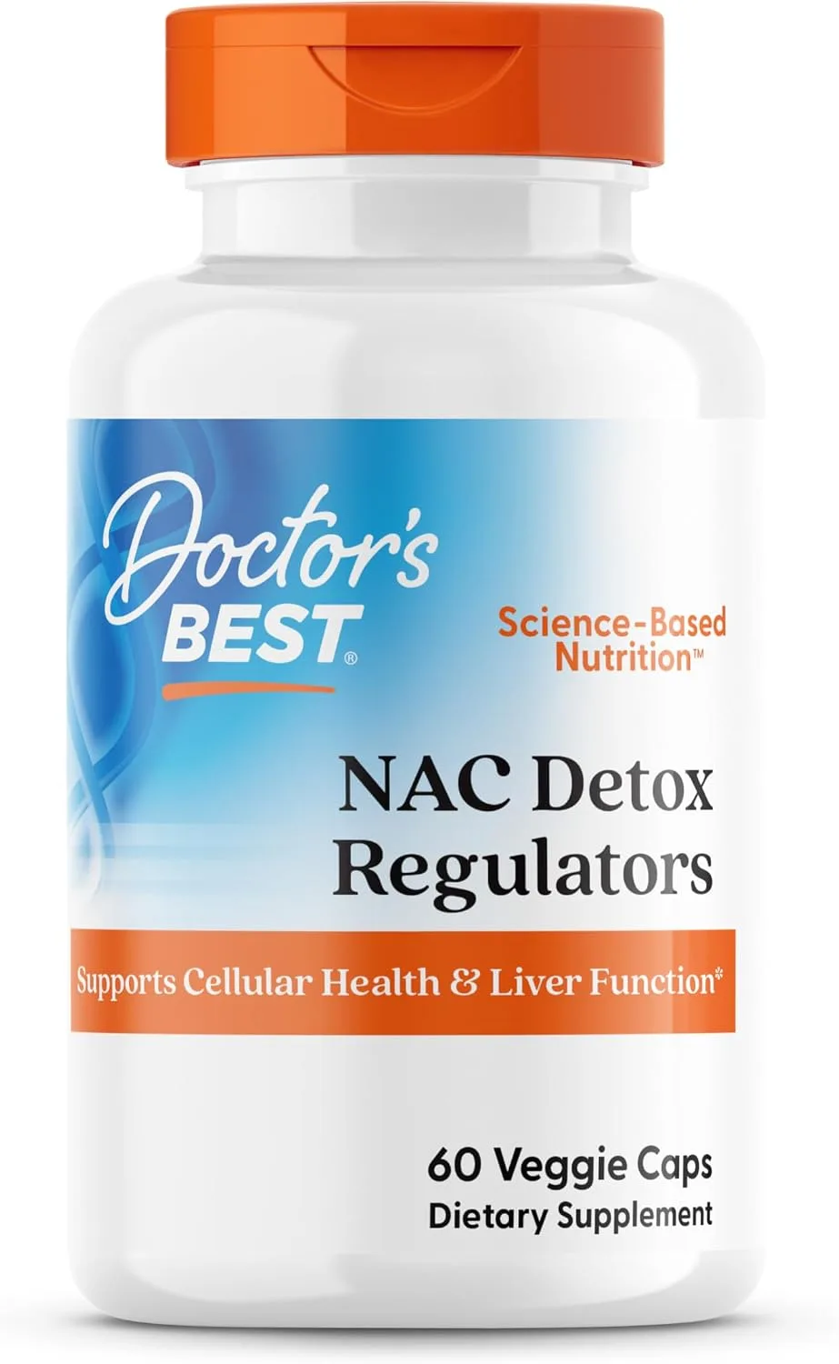 Doctor's Best, NAC Detox Regulators, 60 Veggie Caps - MagniMarket
