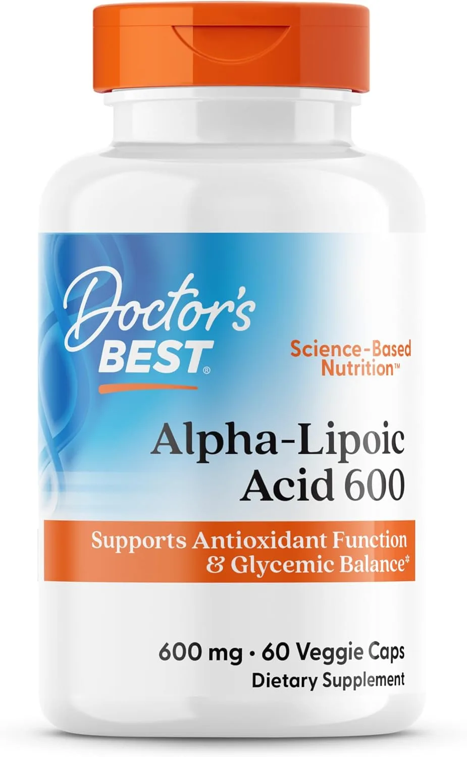 Doctor's Best, Alpha-Lipoic Acid 600, 600 mg, 60 Veggie Caps - MagniMarket